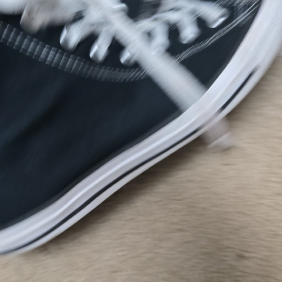 Converse Chuck Taylor Black and White High-Top Sneakers - Size 8.5 Men's - Picture 9 of 16